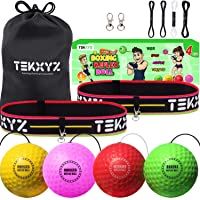 Los mejores  - TEKXYZ Pelota De Reflejos De Boxeo Paquete Familiar PYRG | TEKXYZ Boxing Reflex Ball Family Pack PYRG